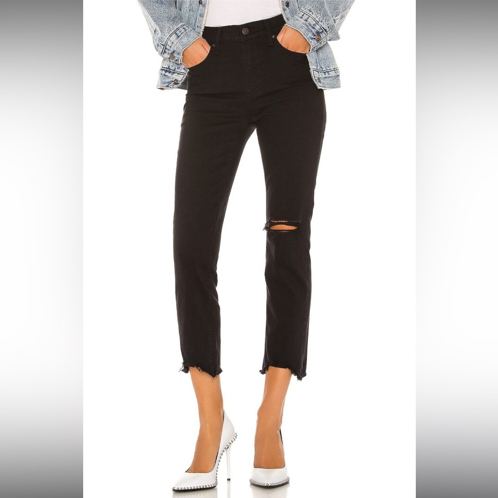 724 High Rise Straight Crop size 27